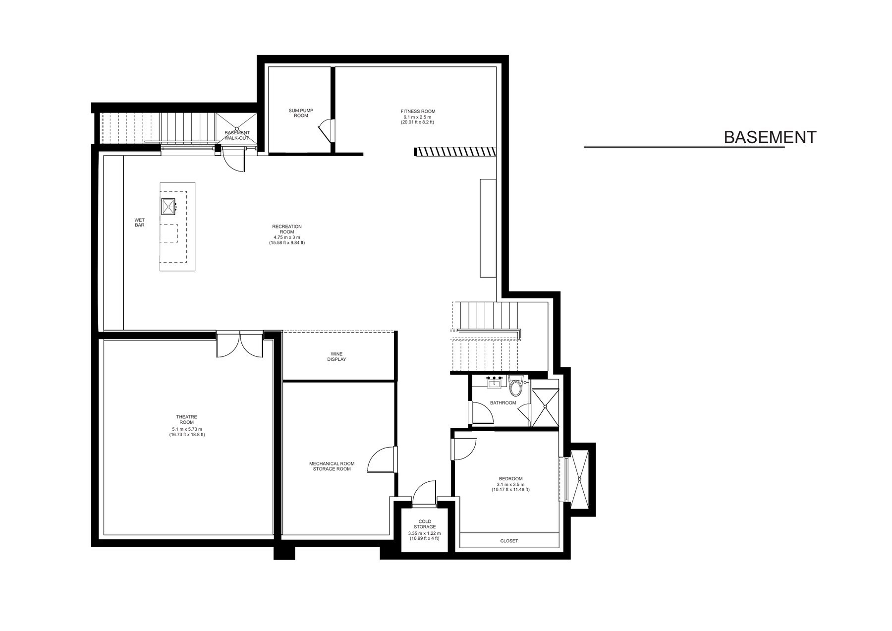 Basement — floor plan
