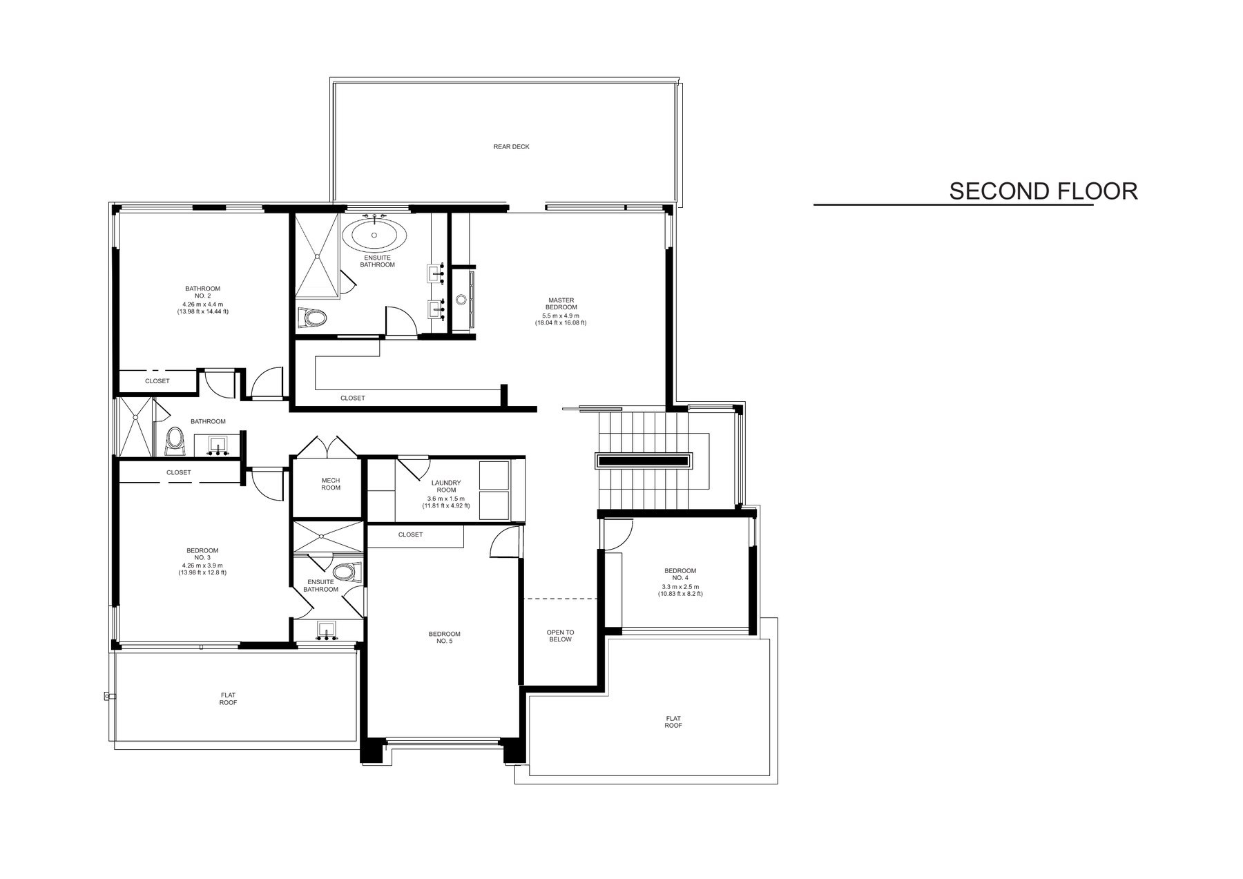 Second Floor — floor plan